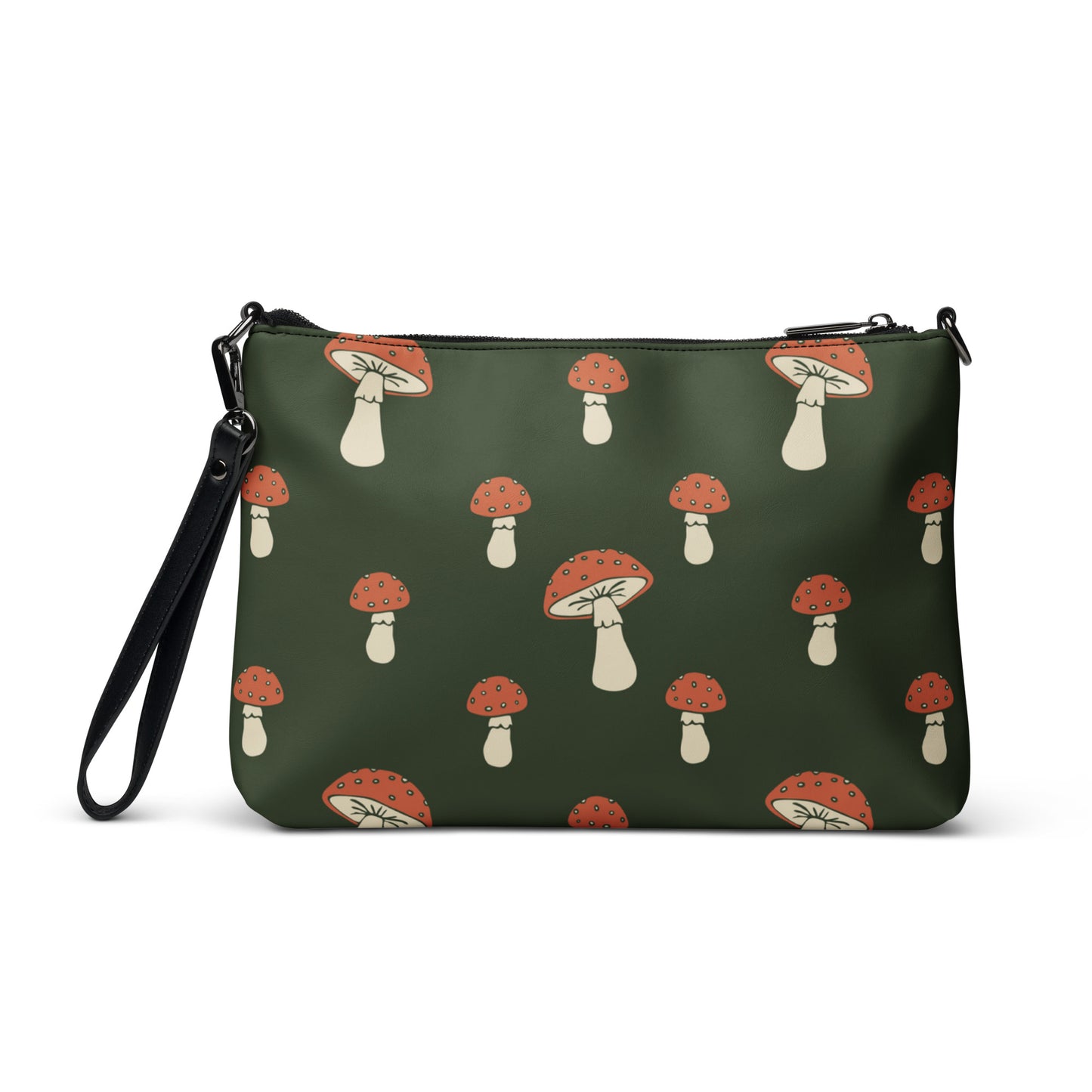 Crossbody Bag Cottage Mushrooms | Green twistedcaster