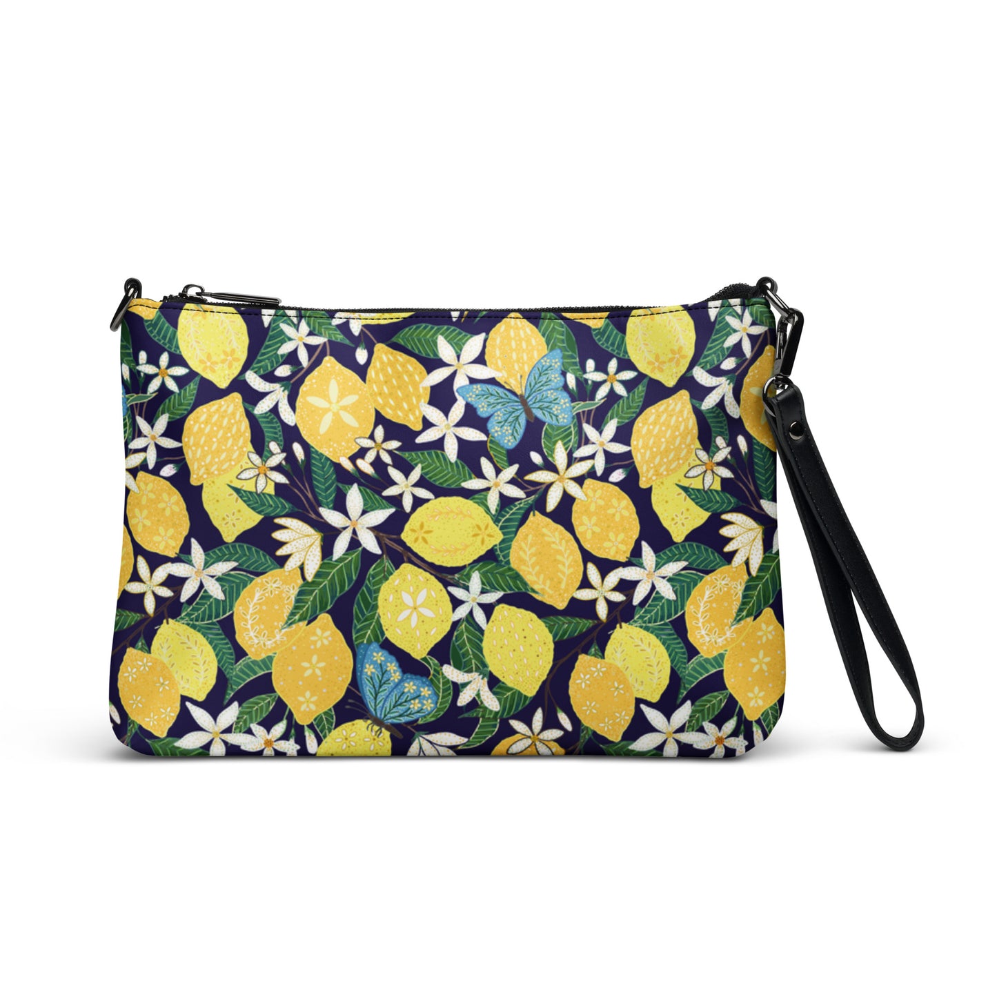 Crossbody Bag Lemons & Butterflies | Black twistedcaster