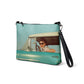 Crossbody Bag Vintage Blue Retro Car Pin-up twistedcaster