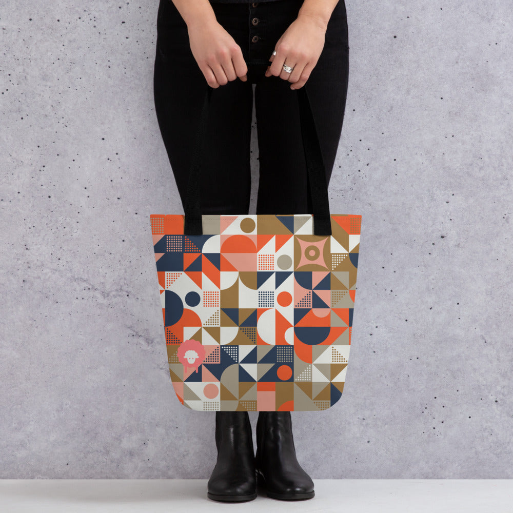 Geometric Autumn Vibes Women’s Tote bag twistedcaster