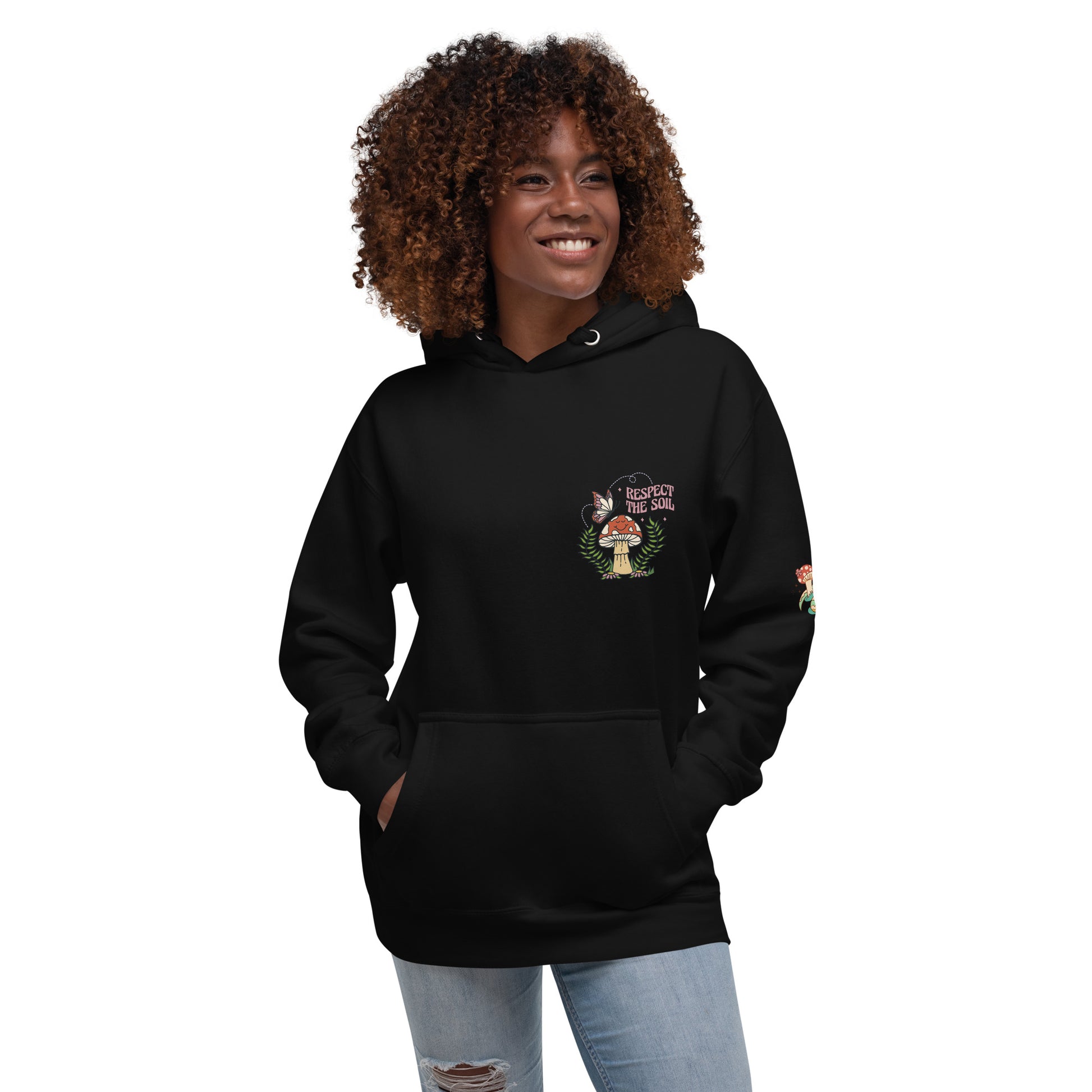 Women’s Graphic Print Long Sleeve Pullover Drawstring Hoodie Sweatshirt twistedcaster