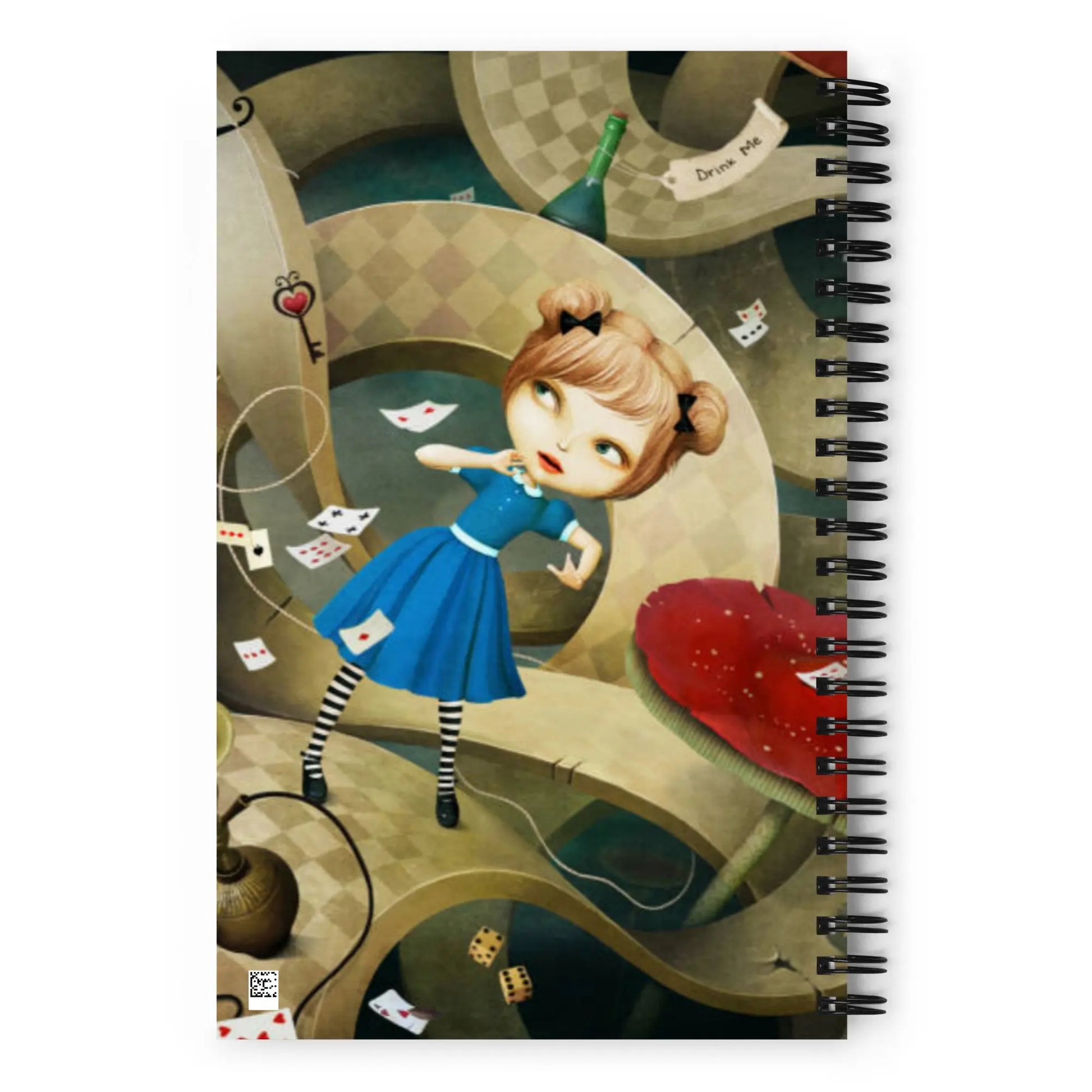 Alice Spiral notebook | Rabbit Hole | Wonderland twistedcaster