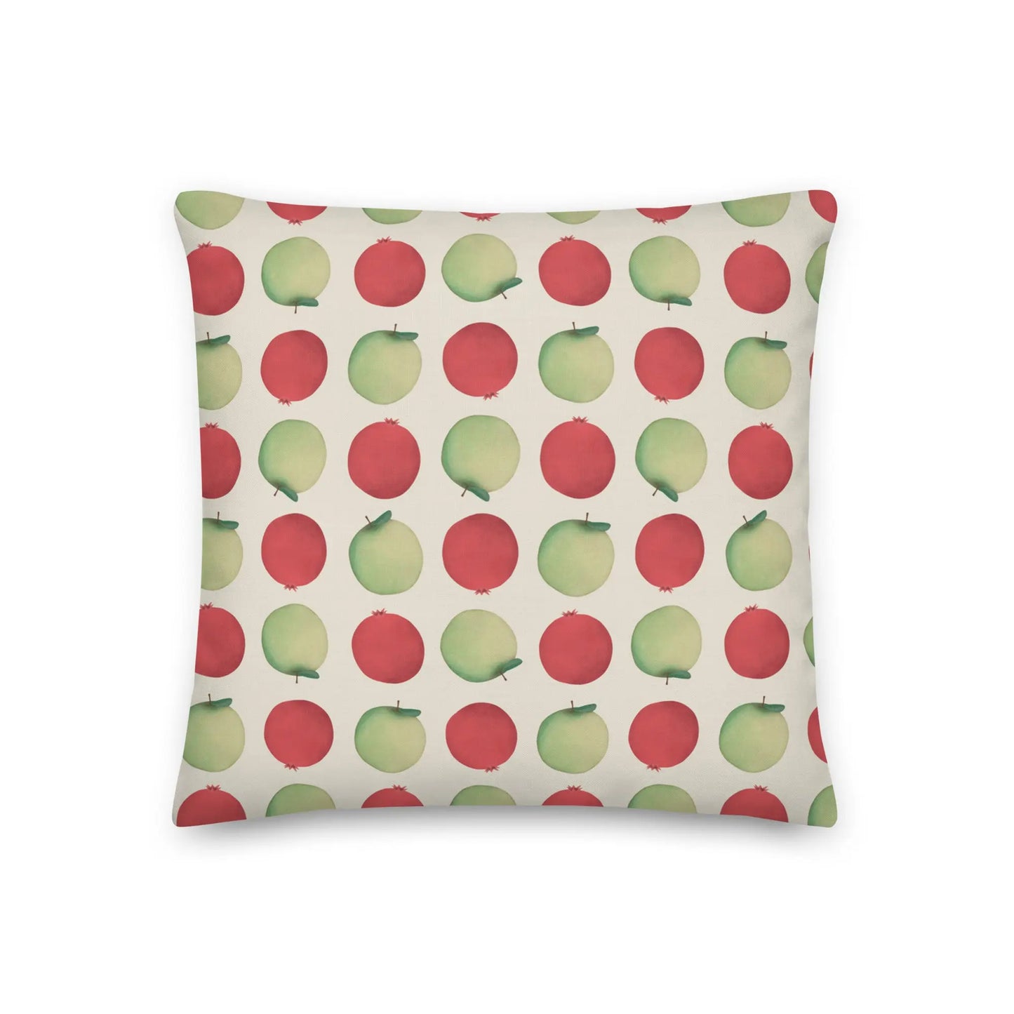 Apples Minimalist Premium Throw Pillow twistedcaster