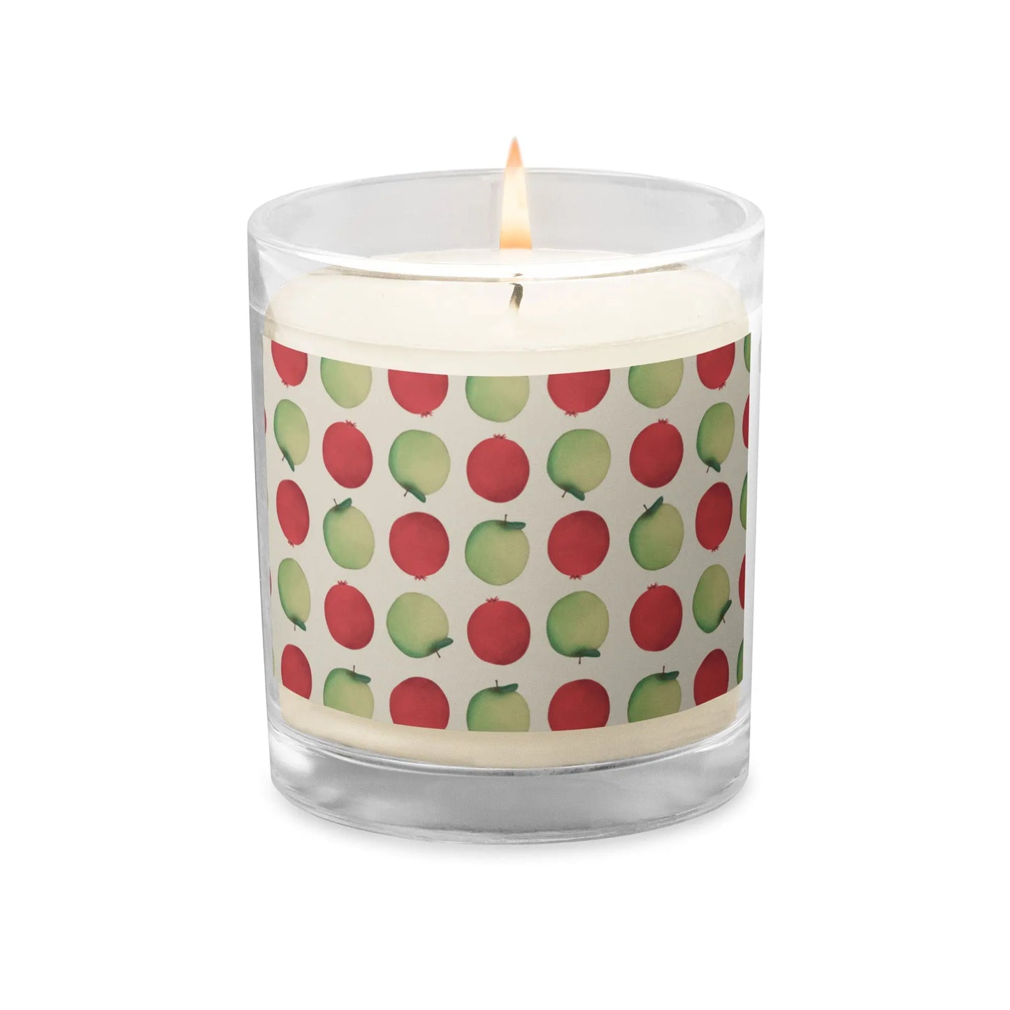 Apples Modern Glass Jar Soy Wax Candle twistedcaster