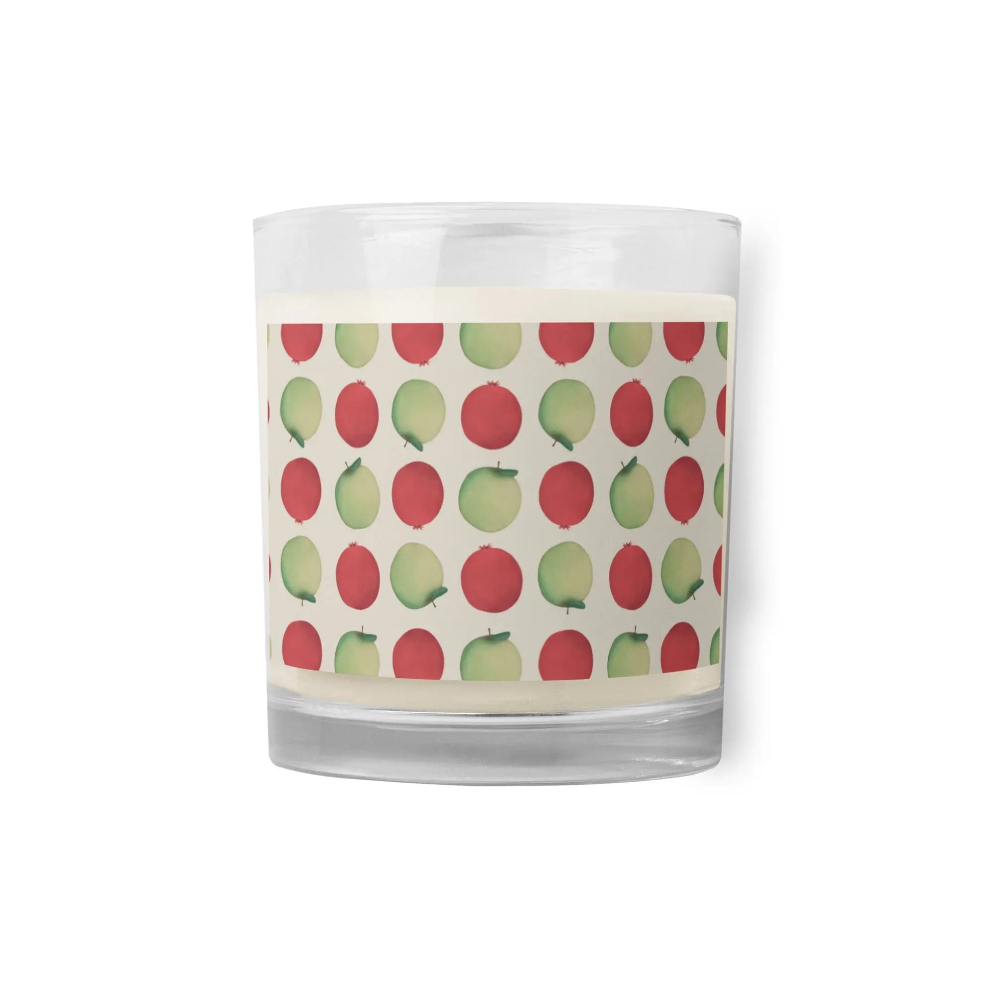 Apples Modern Glass Jar Soy Wax Candle twistedcaster