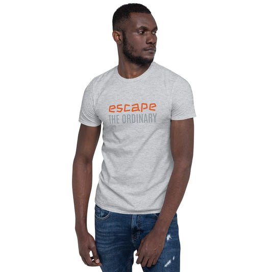 Graphic Short-Sleeve Unisex T-Shirt | Escape the Ordinary | Adventure Tee twistedcaster