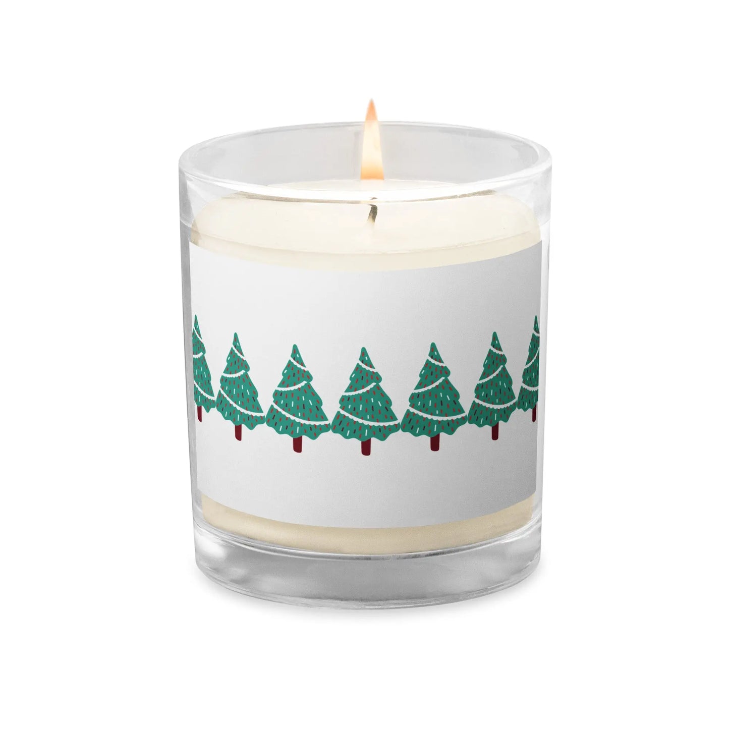 Holiday Pines Glass Jar Soy Wax Candle twistedcaster