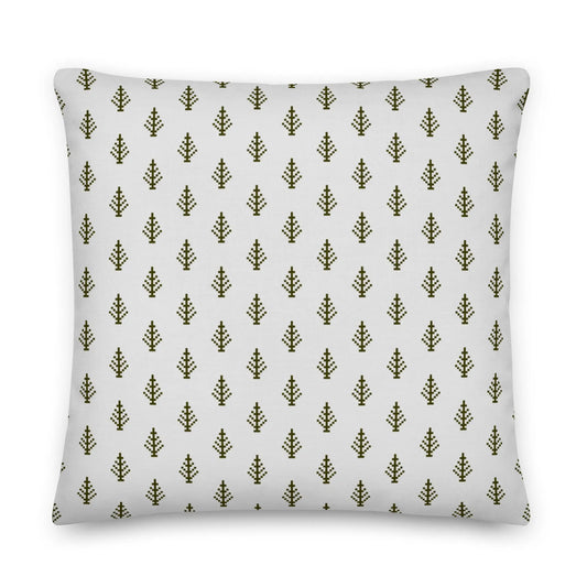 Holiday Pines Premium Throw Pillow twistedcaster