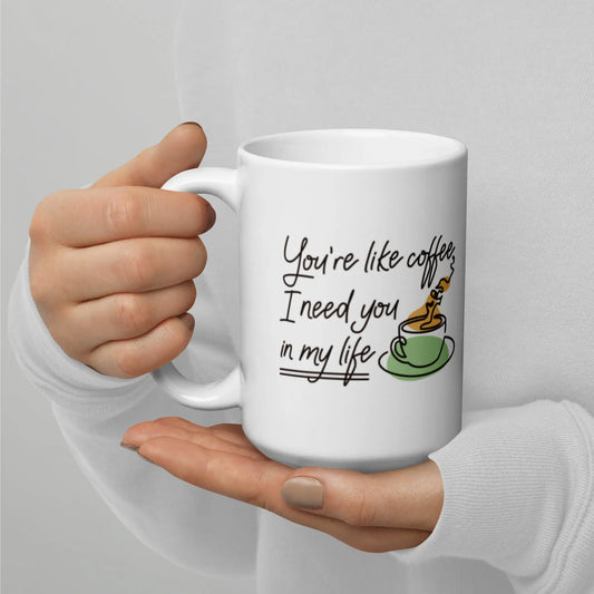 In My Life White Glossy Mug twistedcaster