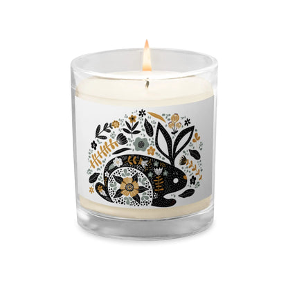 New Boho Forest Animals Container Soy Wax Candle | Rabbit twistedcaster