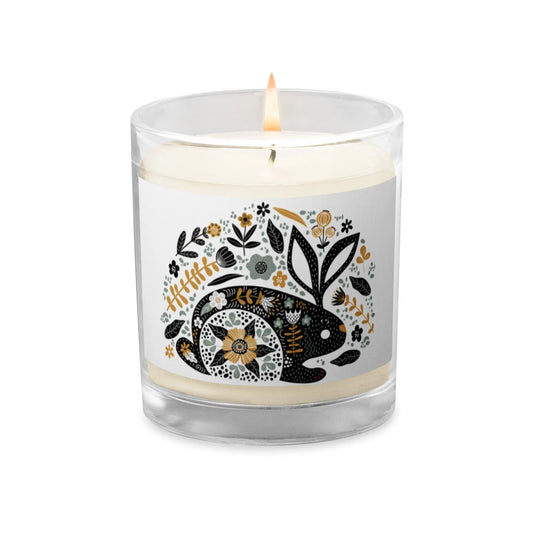 New Boho Forest Animals Container Soy Wax Candle | Rabbit twistedcaster