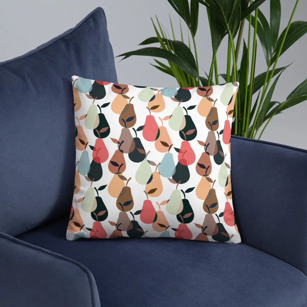 Pear Throw Pillow 18x18 twistedcaster