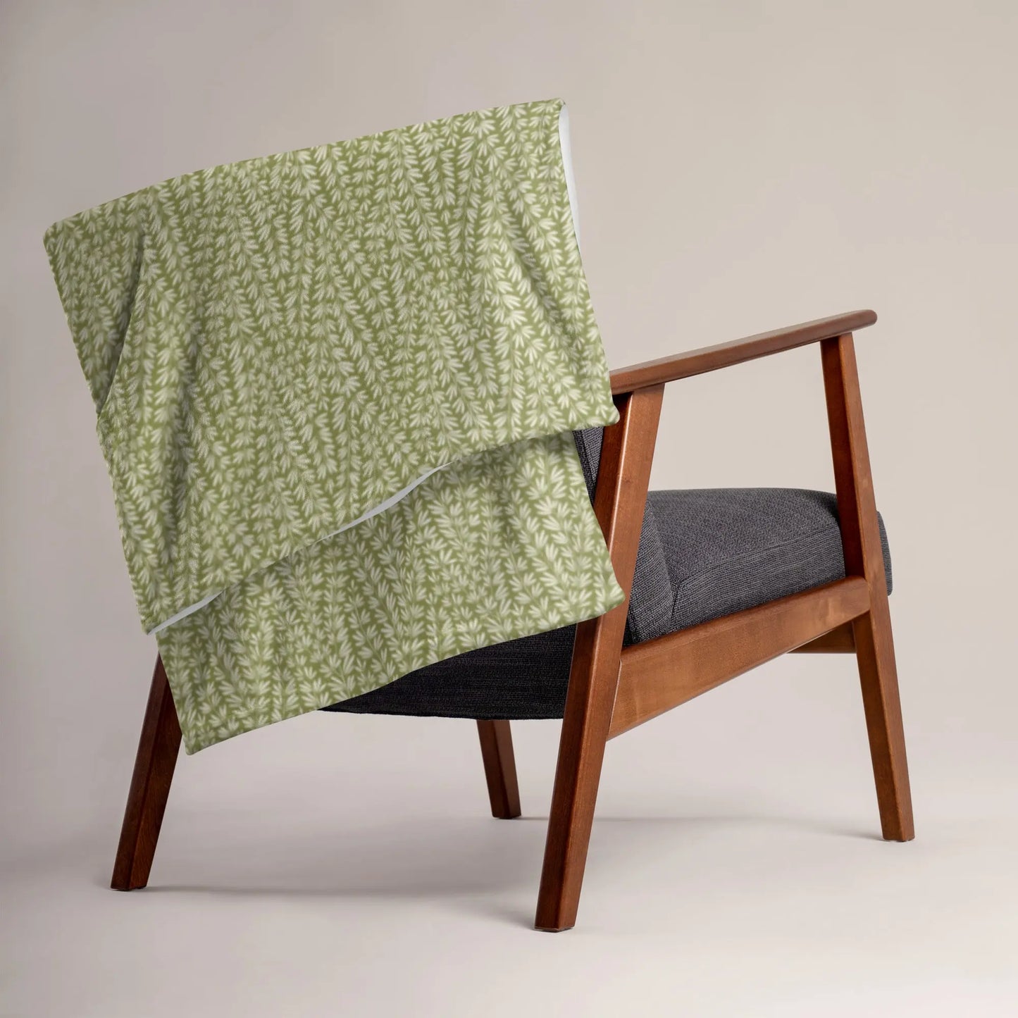 Sage & Cream Throw Blanket twistedcaster