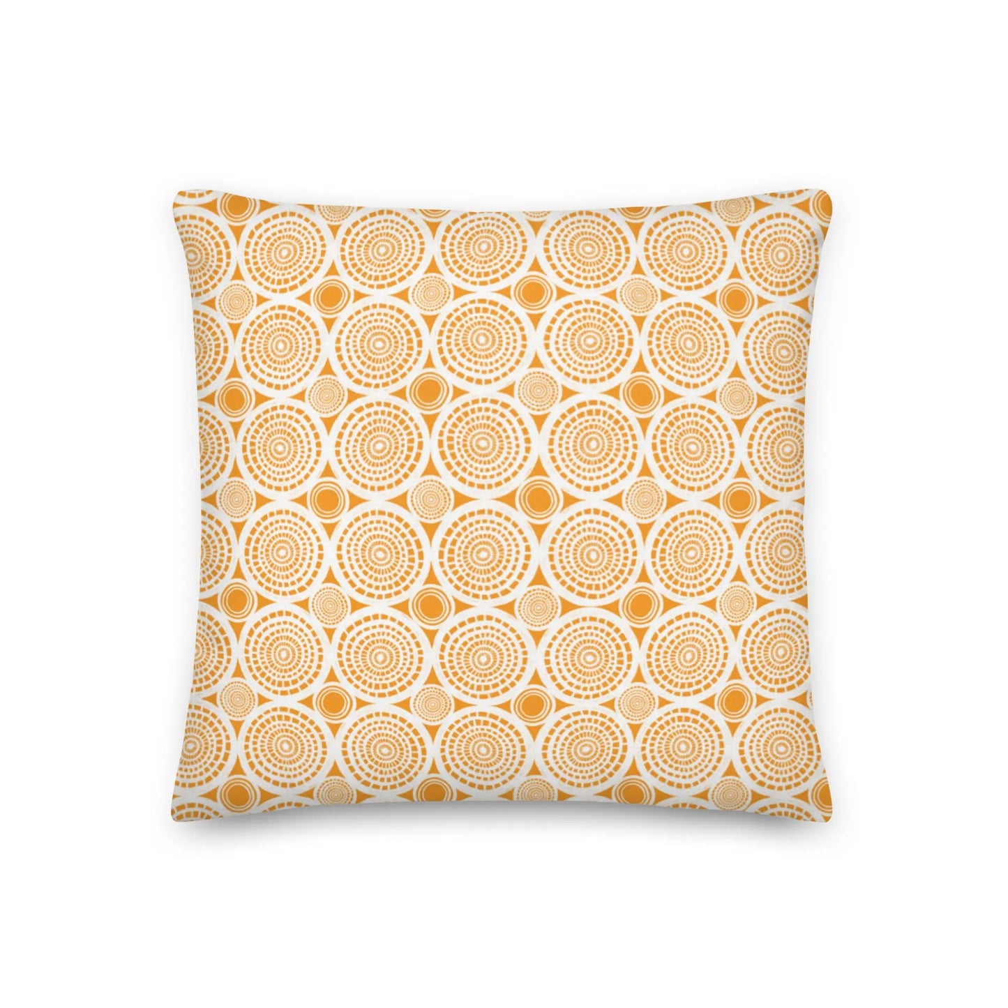 Yellow Burst Premium Throw Pillow twistedcaster