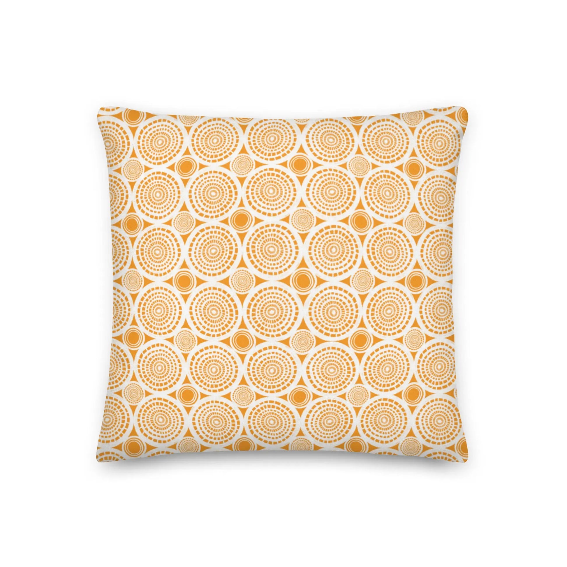 Yellow Burst Premium Throw Pillow twistedcaster