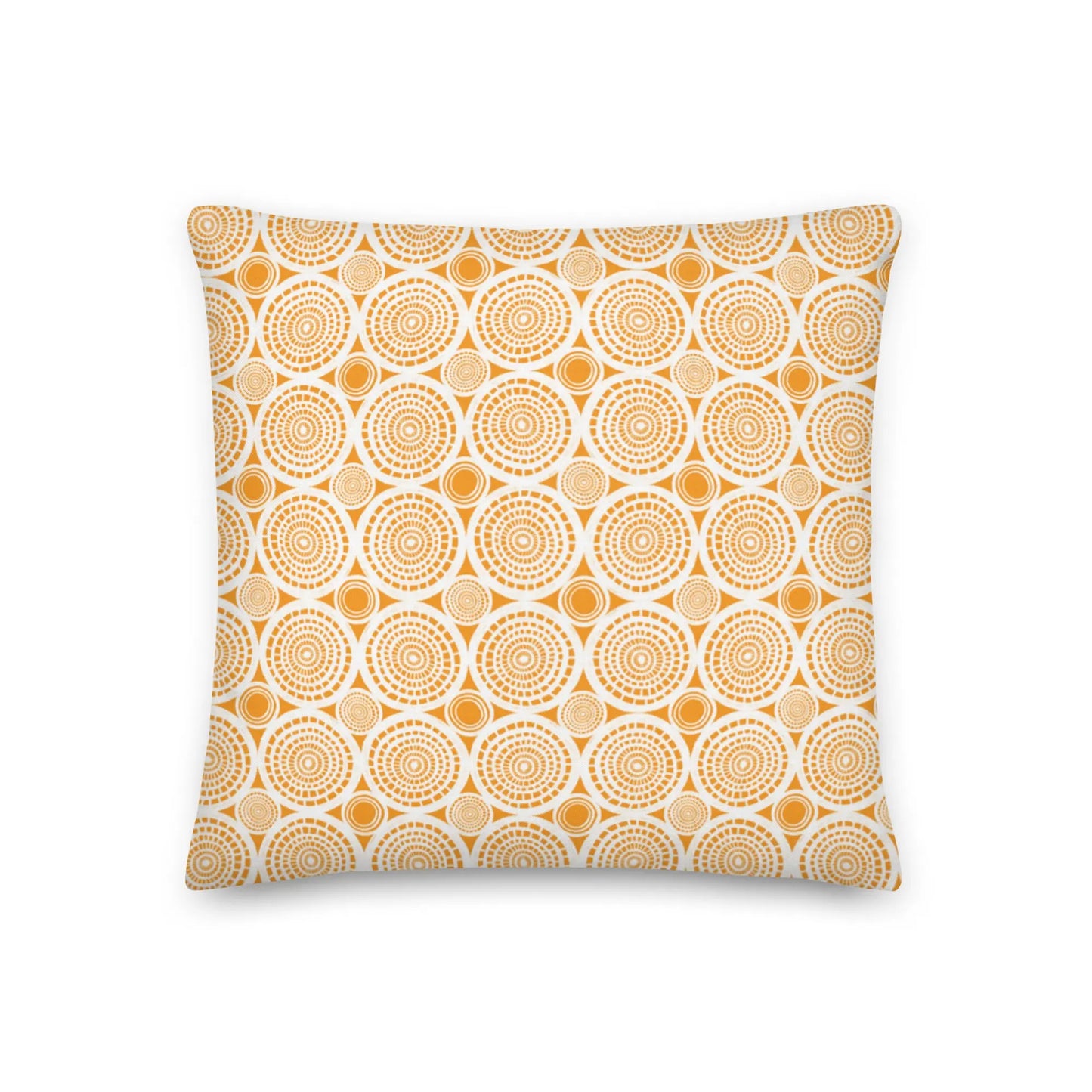 Yellow Burst Premium Throw Pillow twistedcaster